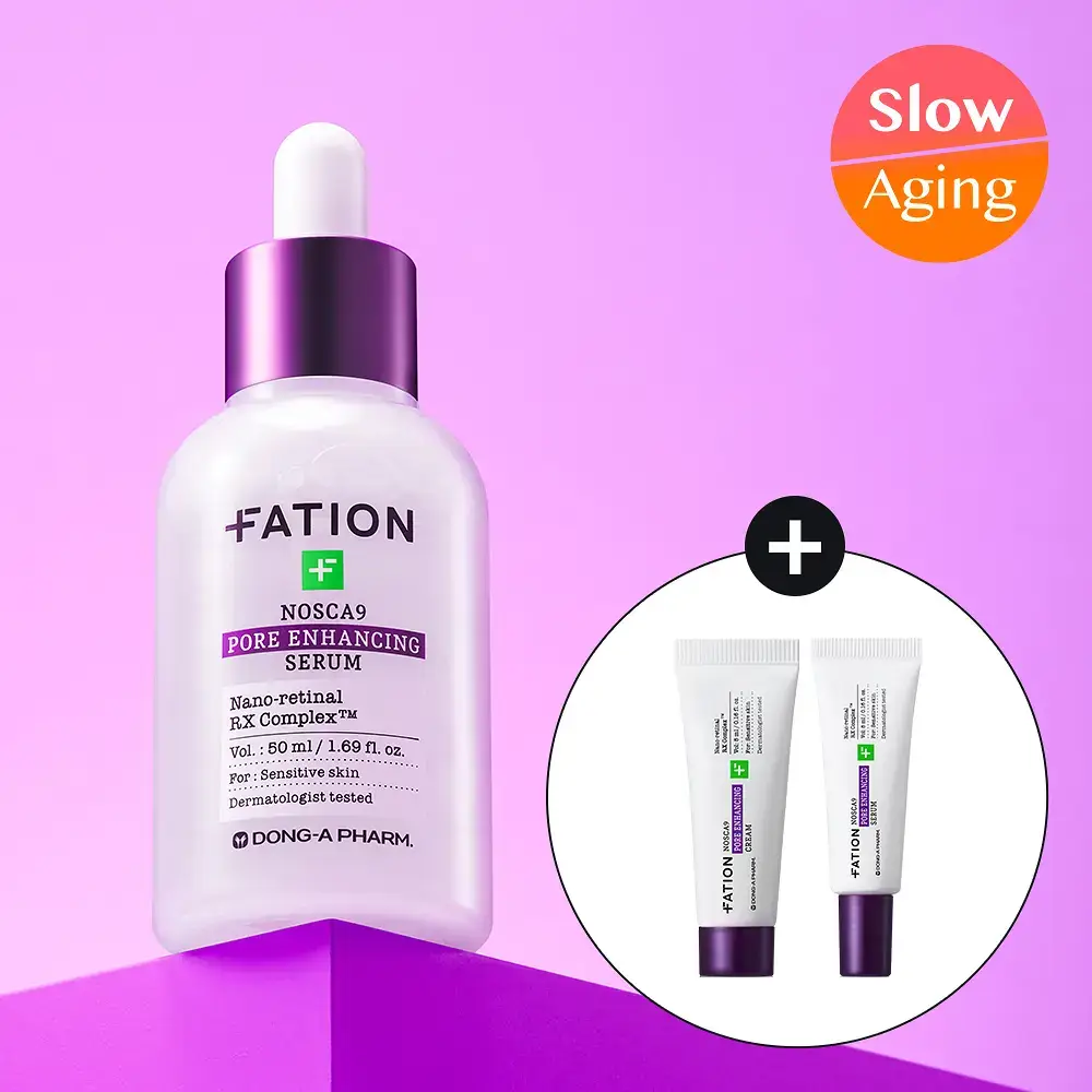 [단독기획/대용량] 파티온 노스카나인 트러블 모공탄력 세럼 50ml 기획(+5ml+크림 5ml)